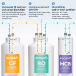 Ecosoft CROSS 90 Balance direct flow reverse osmosis filter 7
