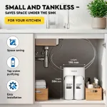 Ecosoft CROSS MAX direct flow reverse osmosis filter 13