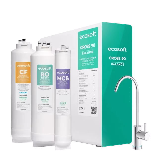 Ecosoft CROSS 90 Balance direct flow reverse osmosis filter