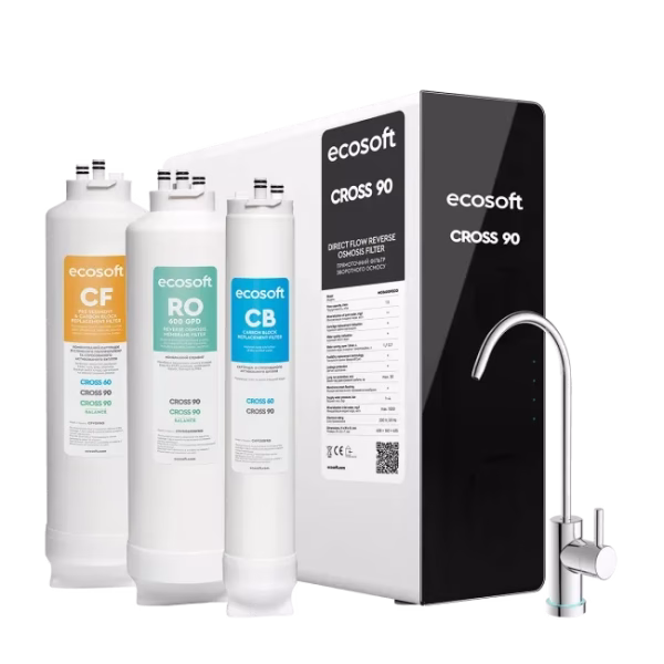 Ecosoft CROSS 90 direct flow reverse osmosis filter