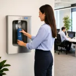 Oasis QUASAR UV LED contactless wall mount water dispenser 4