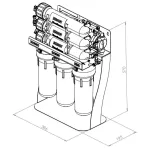 Ecosoft RObust Mini direct flow reverse osmosis system 4
